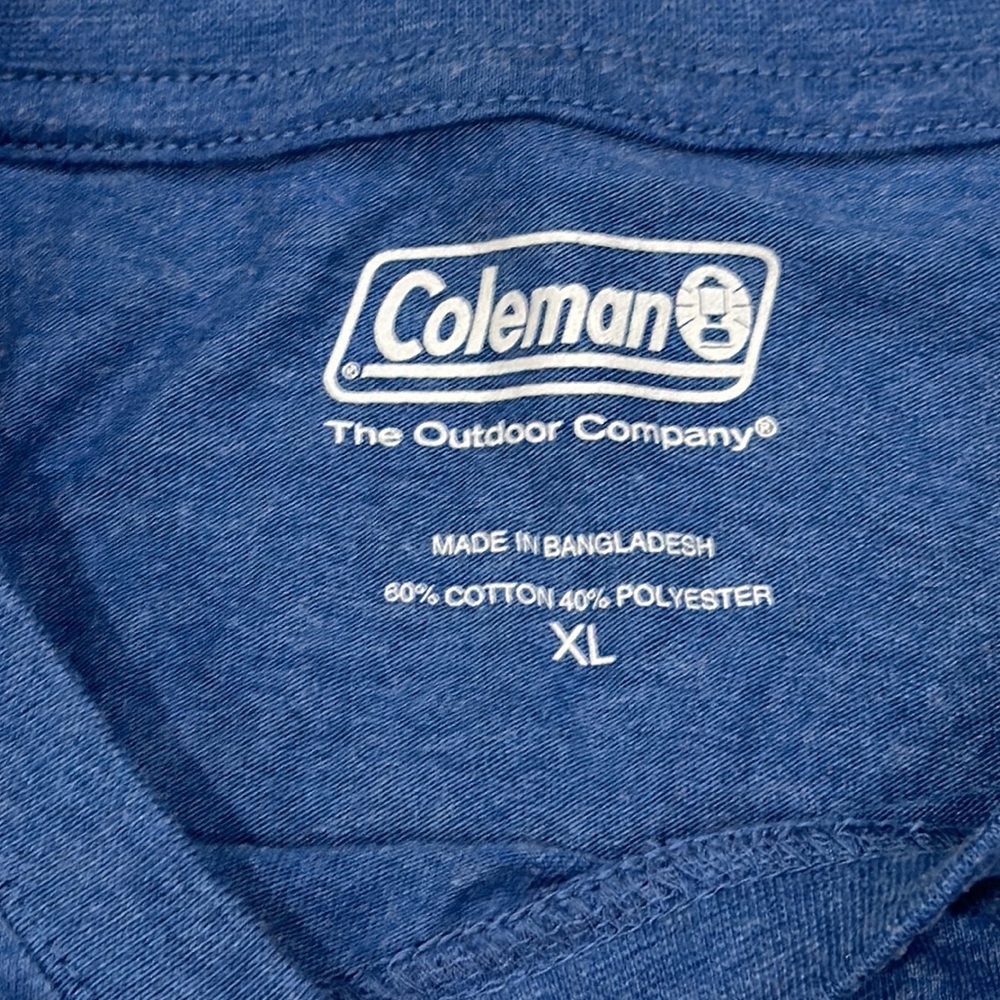 ❤️4/$20 Mens XL Coleman t-shirt EUC - Picture 3 of 4